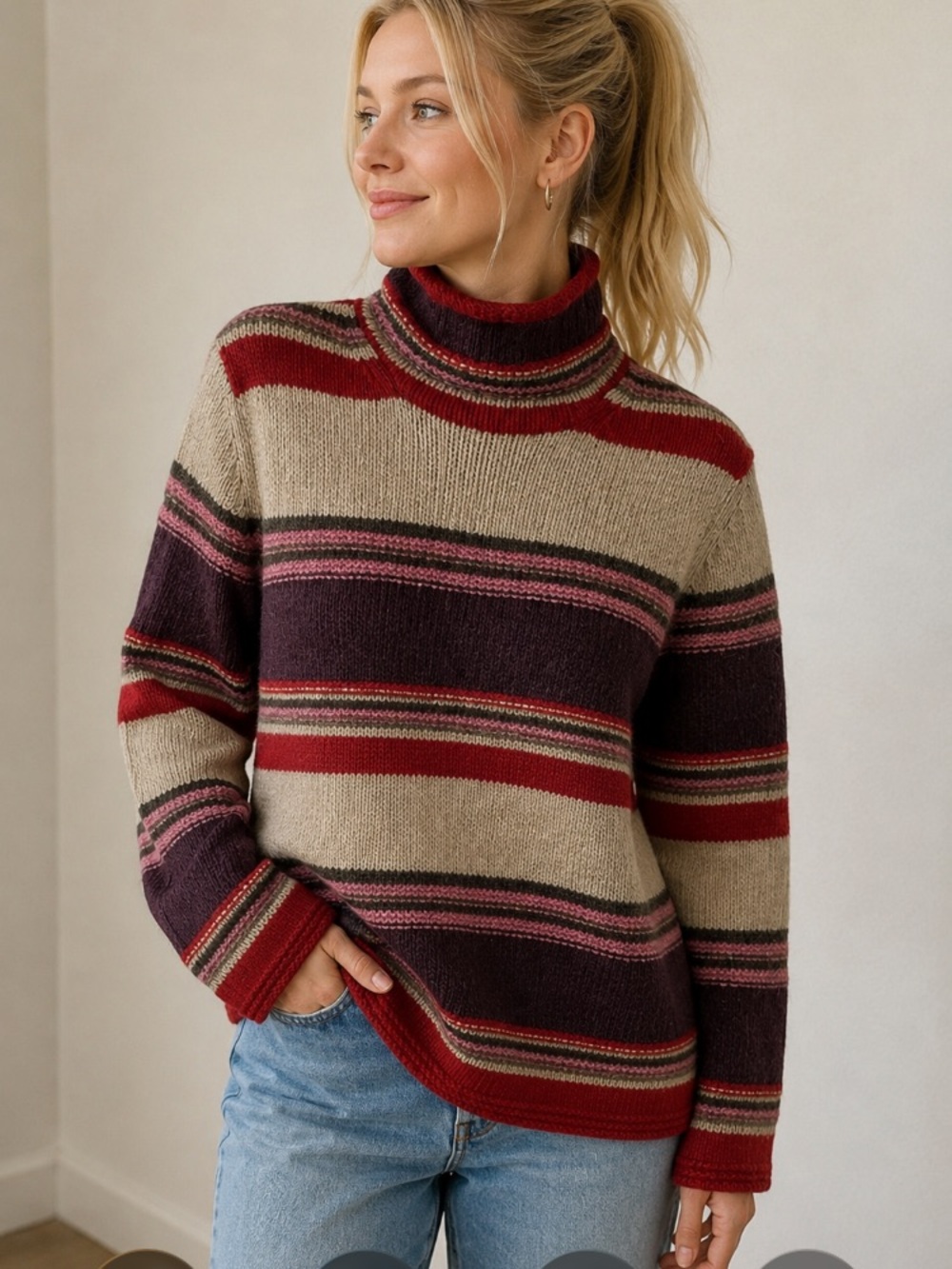 VINTAGE Women’s Wool Sweater Size Small